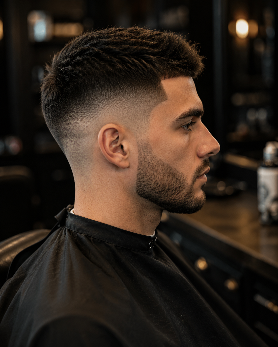 Finished skin fade haircut