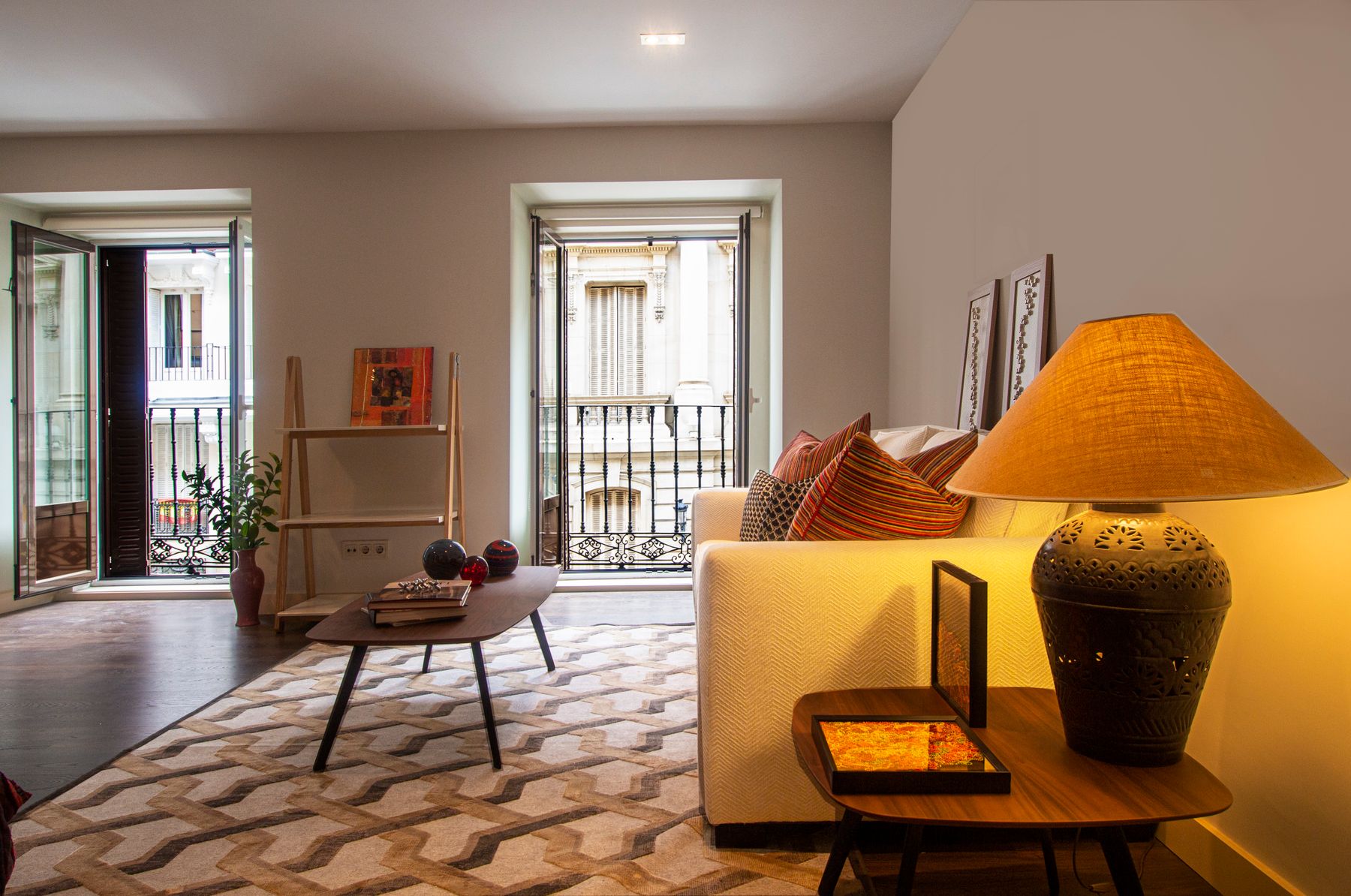 A warm and welcoming living room